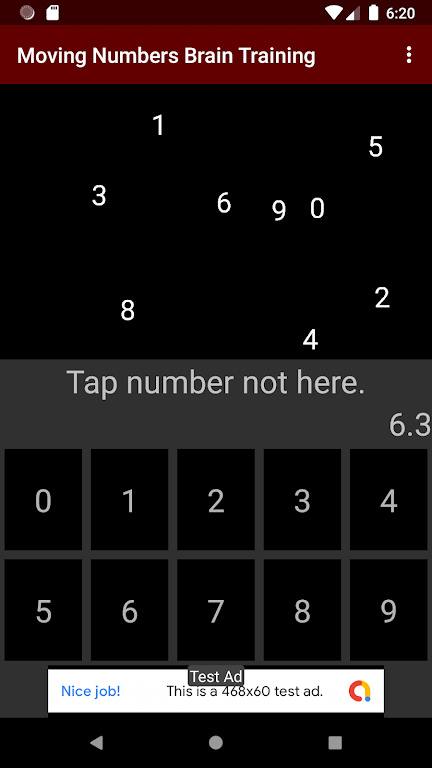 移动数字大脑训练游戏