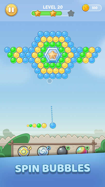 泡泡星球旋转拼图游戏图3