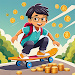 街头滑板赛选手Street Skate Board Racer