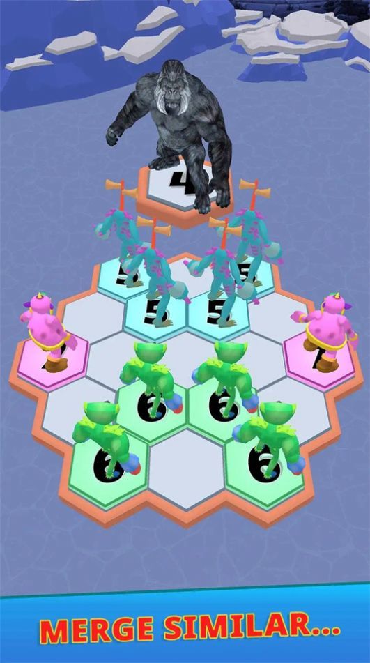 六角怪物合并（Hexa Monster Merge）图1