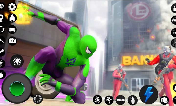 Rope Spider Superhero Games游戏图3