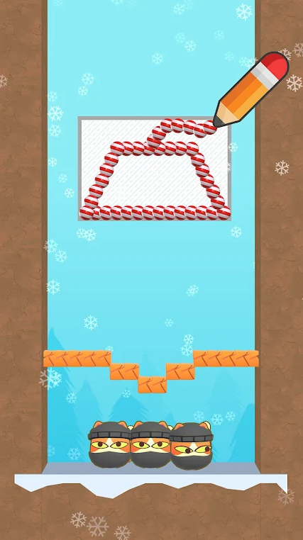 画线谜题（Draw A Line Puzzle）游戏图2