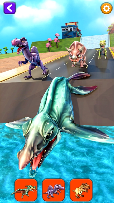 Shape Shifting: Dino Run Race游戏图3