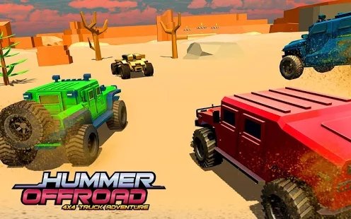 Offroad Hummer Stunt Tracks: Racing Games 2019手游图2