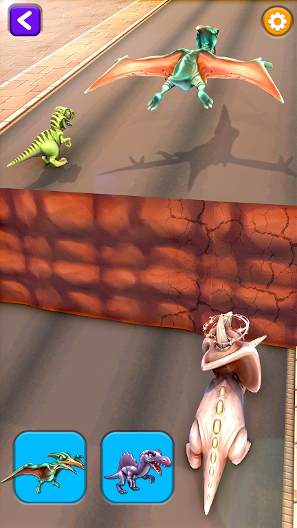 Shape Shifting: Dino Run Race游戏图2