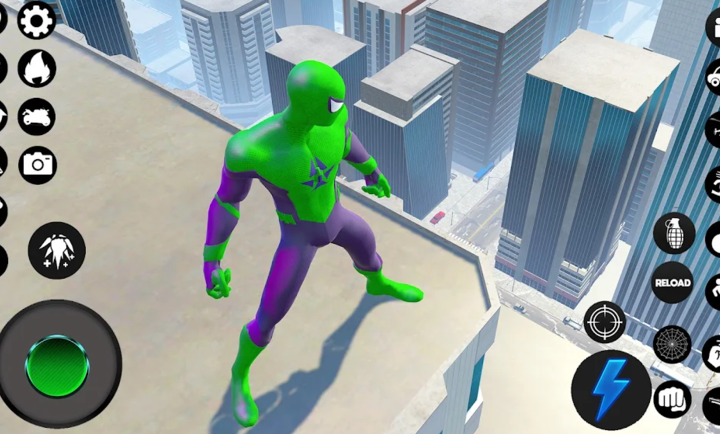 Rope Spider Superhero Games游戏图1