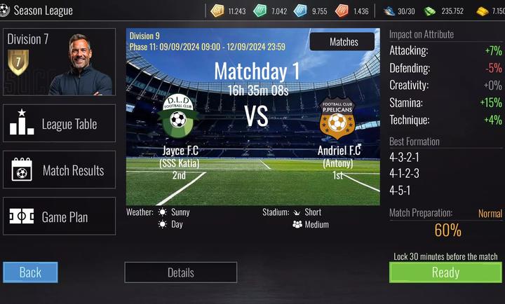 Soccer Dynasty: Club Manager游戏