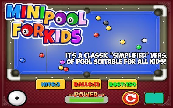 Mini Pool for Kids游戏图2
