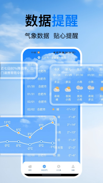DeepAI天气预报app图1