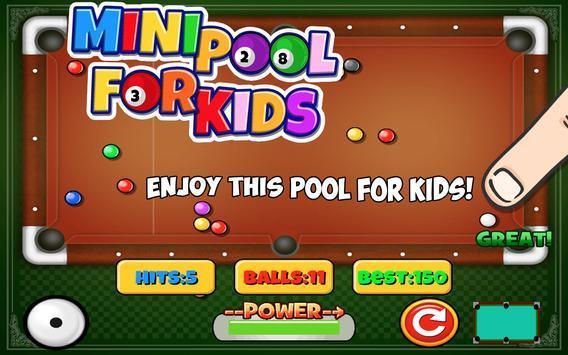 Mini Pool for Kids游戏