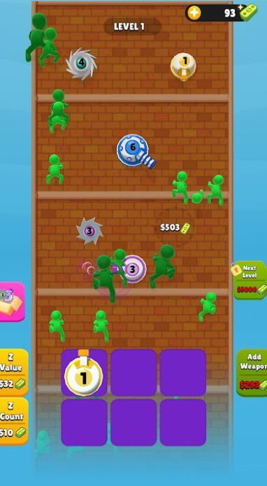 僵尸塔防御（Zombie Tower）游戏图1