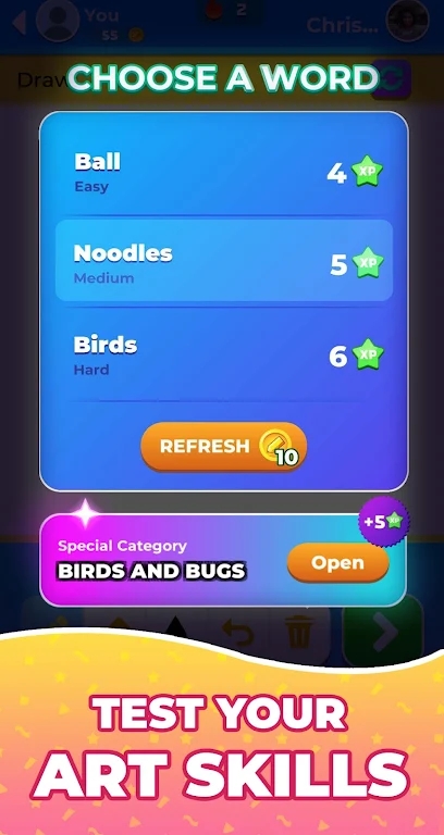 双人指尖绘画（Draw Something With Friends）游戏图2
