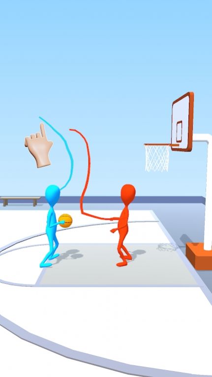 画线投射3D（Draw Basketball）游戏图1