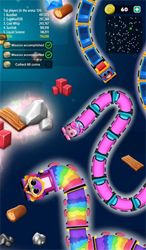 蛇火车竞技场（Choo Train io: Slither Zone）手游图1