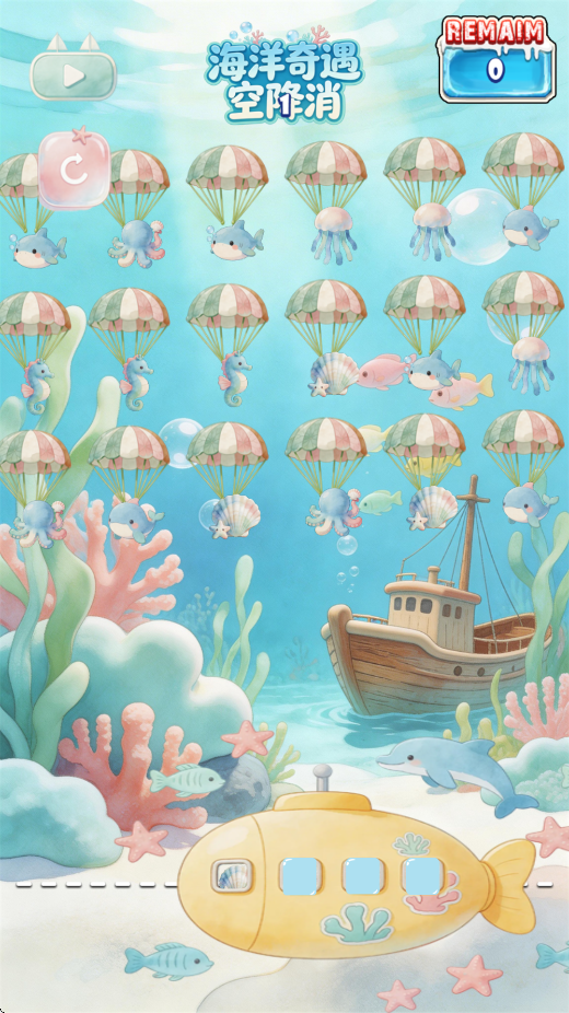 海洋奇遇空降消游戏图2