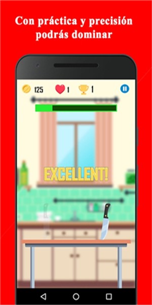 把刀翻过来（Flip the knife - Voltea el cuchillo）游戏图2