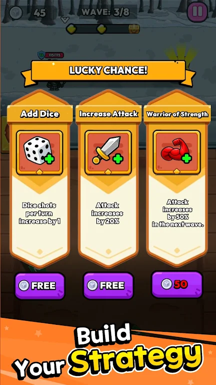 骰子英雄合并（Dice Heroes: Merge）游戏图1