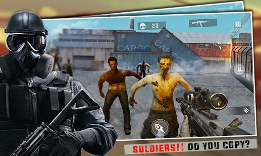 僵尸枪击关键动作（ZoombieShootingStrike）游戏图2