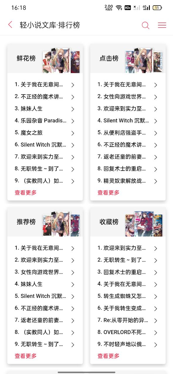 哔哩哔哩轻小说免费版图5