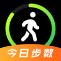 运动健康计步器乐道图标