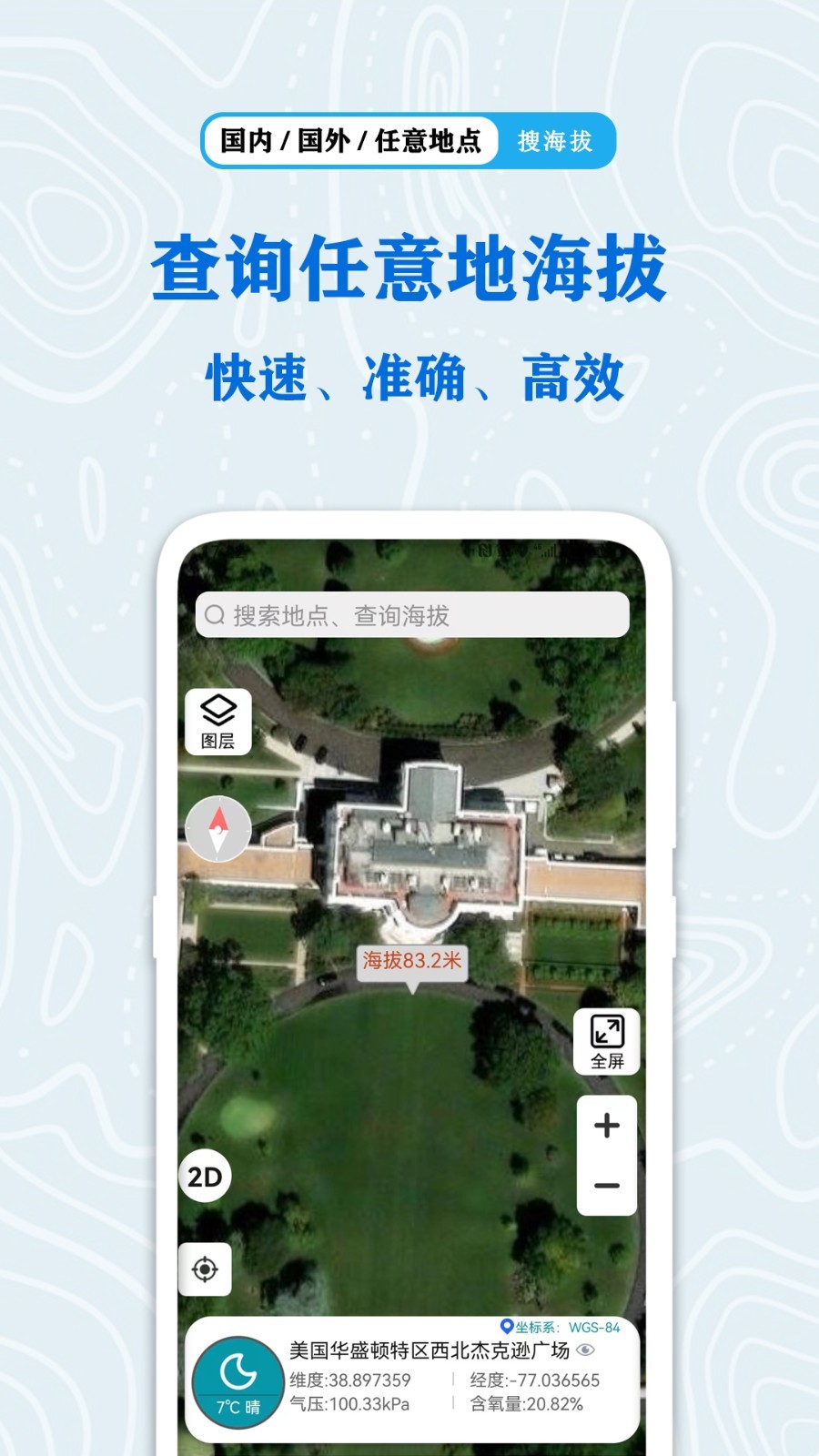全球GPS海拔测量图3