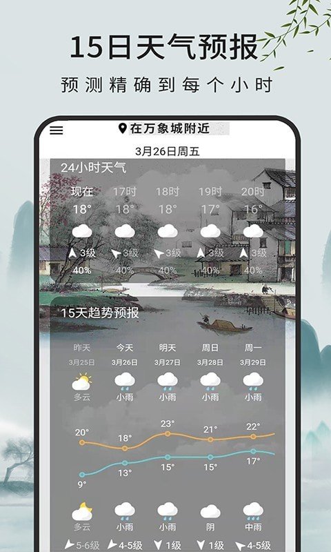 一毫天气预报图4