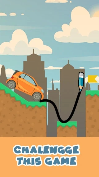 画线桥梁拯救汽车（draw bridge）图1