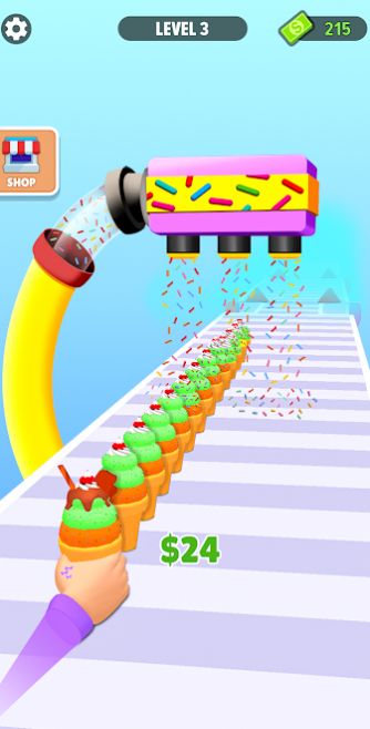 冰淇淋堆叠跑(Ice Cream Stack Games Runner)