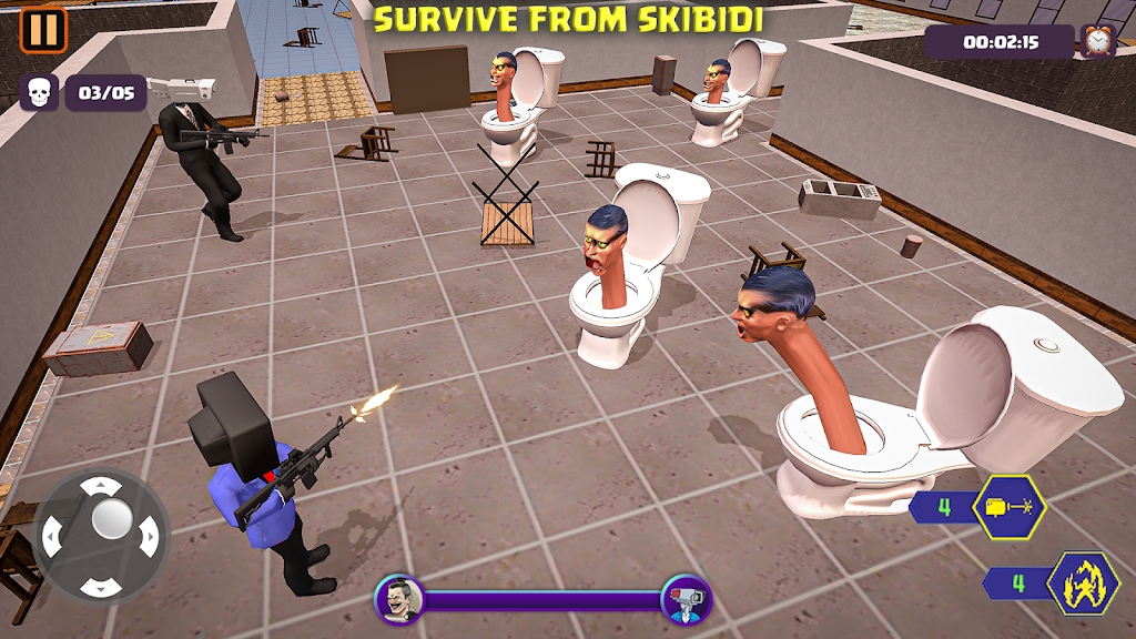 Real Skibd War: Toilet Monster