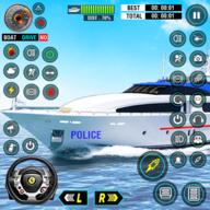 警察船追追逐战police boatchasegameboat3d