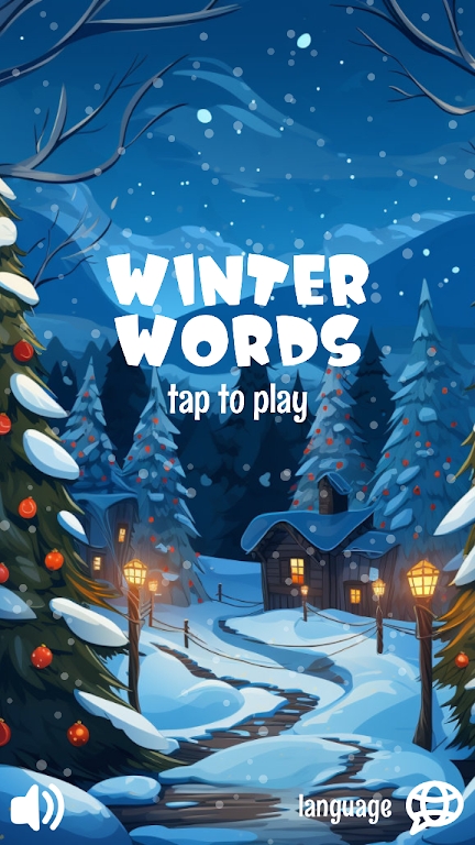 冬日物语单词拼图游戏