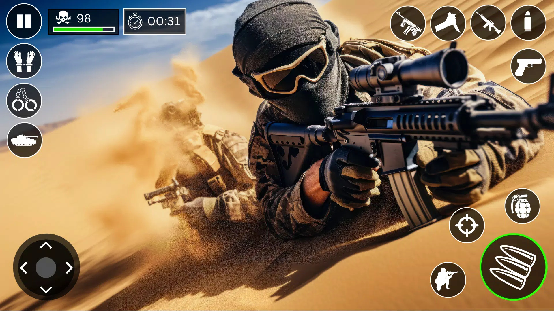 突击队狙击手游戏(fps shooting game)图1