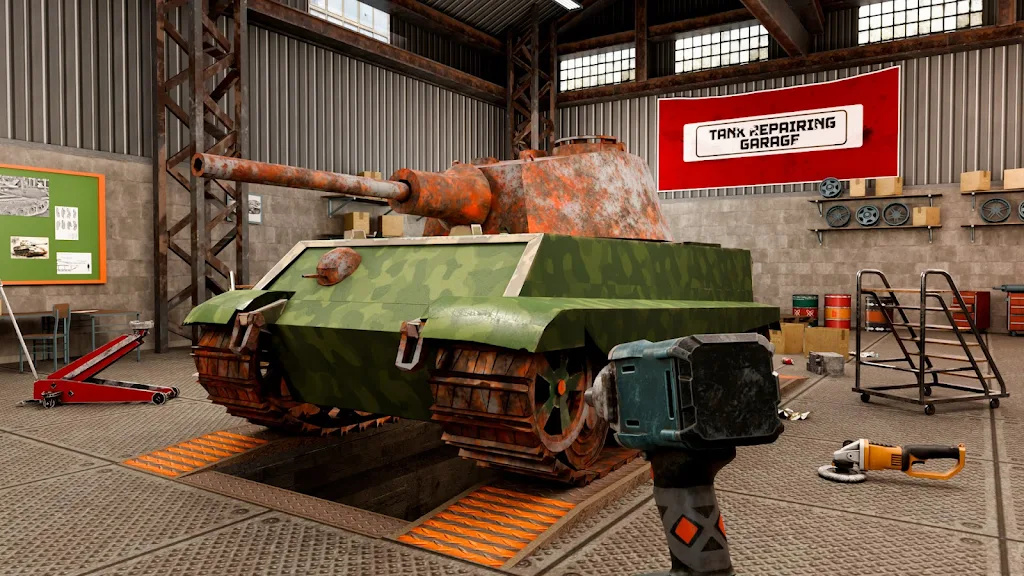 坦克机械师模拟游戏(tank mechanic simulator games)图2