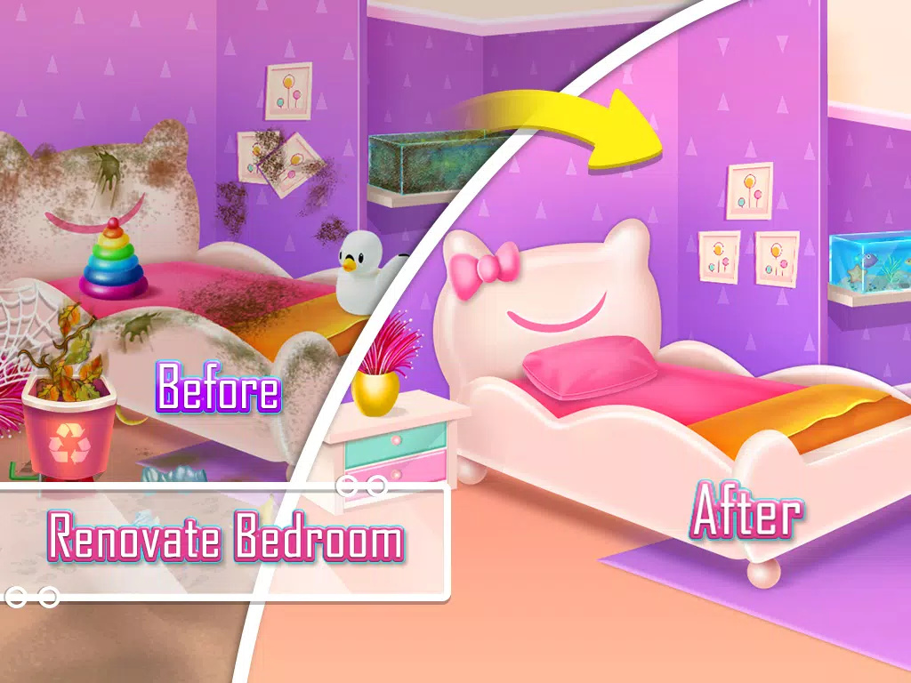 家居清洁设计女孩游戏(home clean design girl games)图1