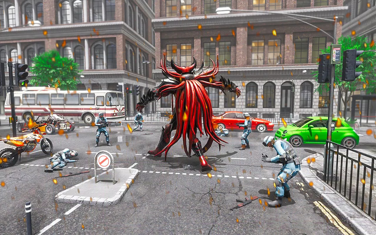 蜘蛛绳英雄副镇3d游戏(spider rope hero vice town 3d)图1