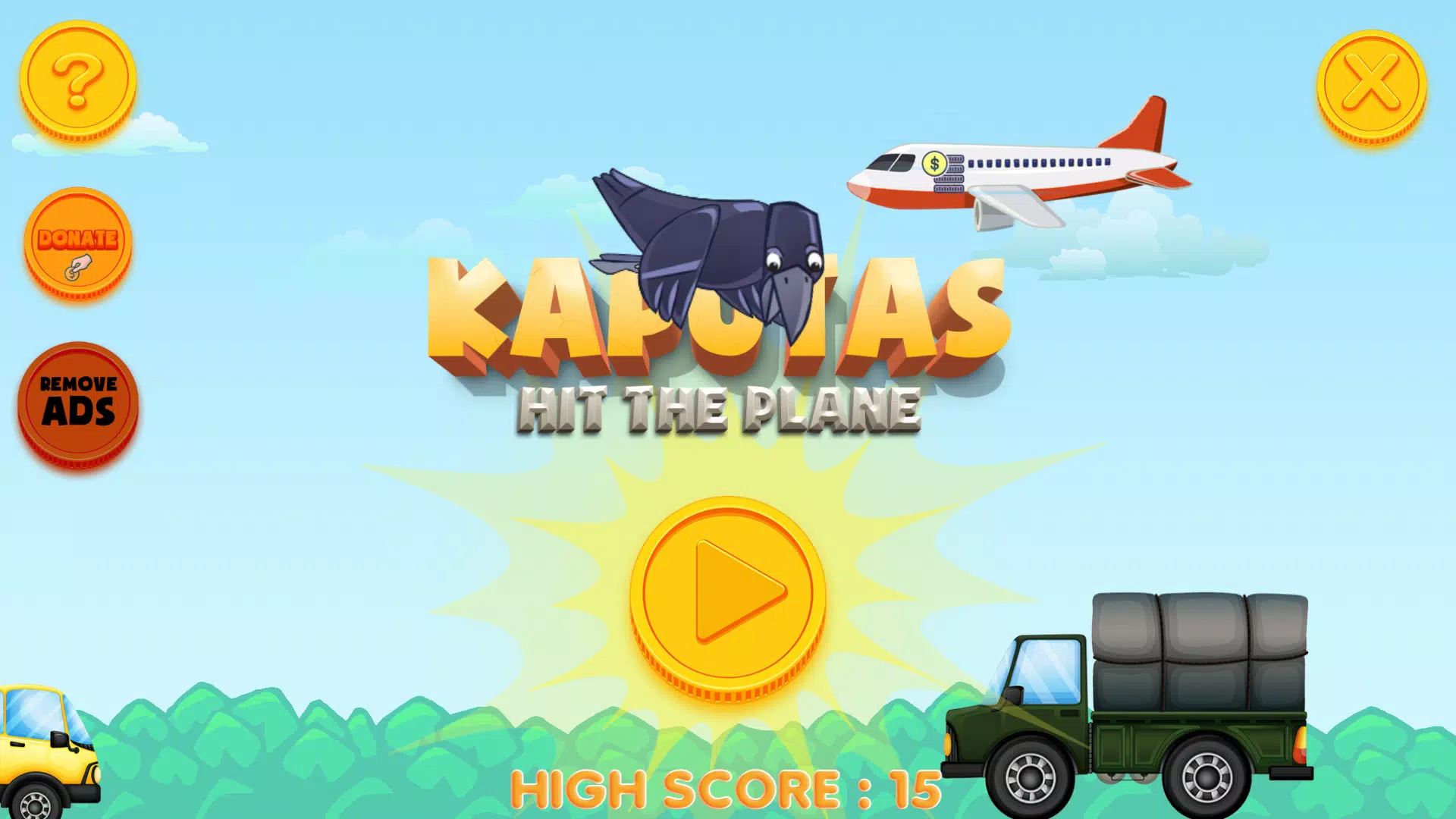 卡普塔什飞机撞击游戏(Kaputas Hit The Plane)图1