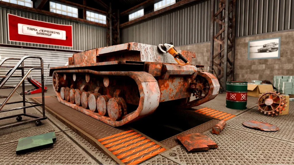 坦克机械师模拟游戏(tank mechanic simulator games)
