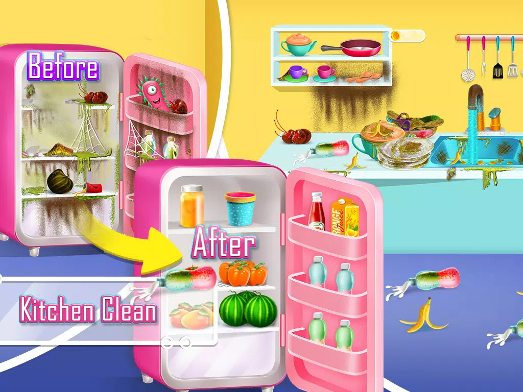 家居清洁设计女孩游戏(home clean design girl games)图3