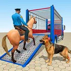 美国警犬马运输卡车游戏(US Police Dog Horse Transport Truck)