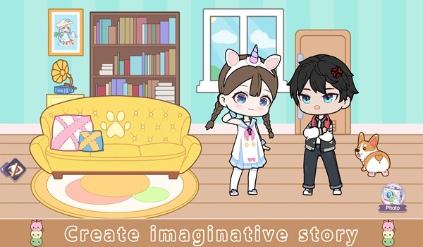 优优的娃娃装扮小屋图1