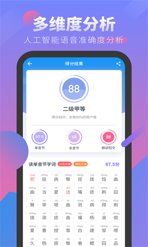 普通话发音学习测试图1