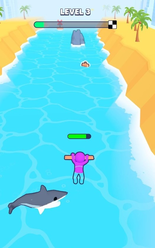 游泳躲鲨鱼(SharkySwim)图1