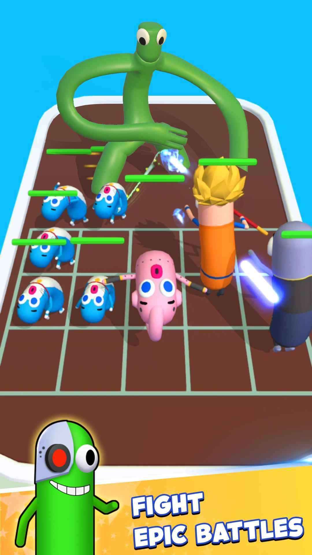 香肠怪物世界(Merge Master: Monster Run 3D)图2