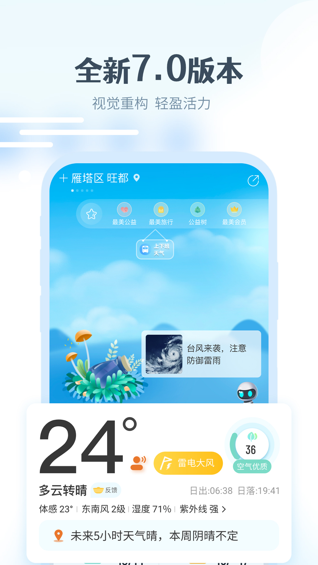 最美天气旧版本app