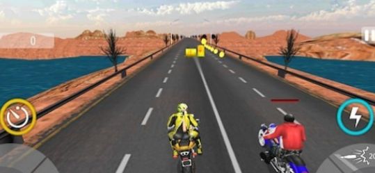 Motorbike Kick Race