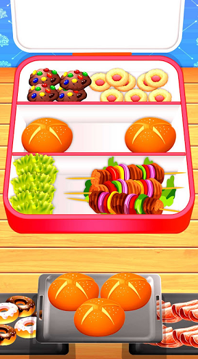 装满饭盒(Tiffin Organizer Game)图3