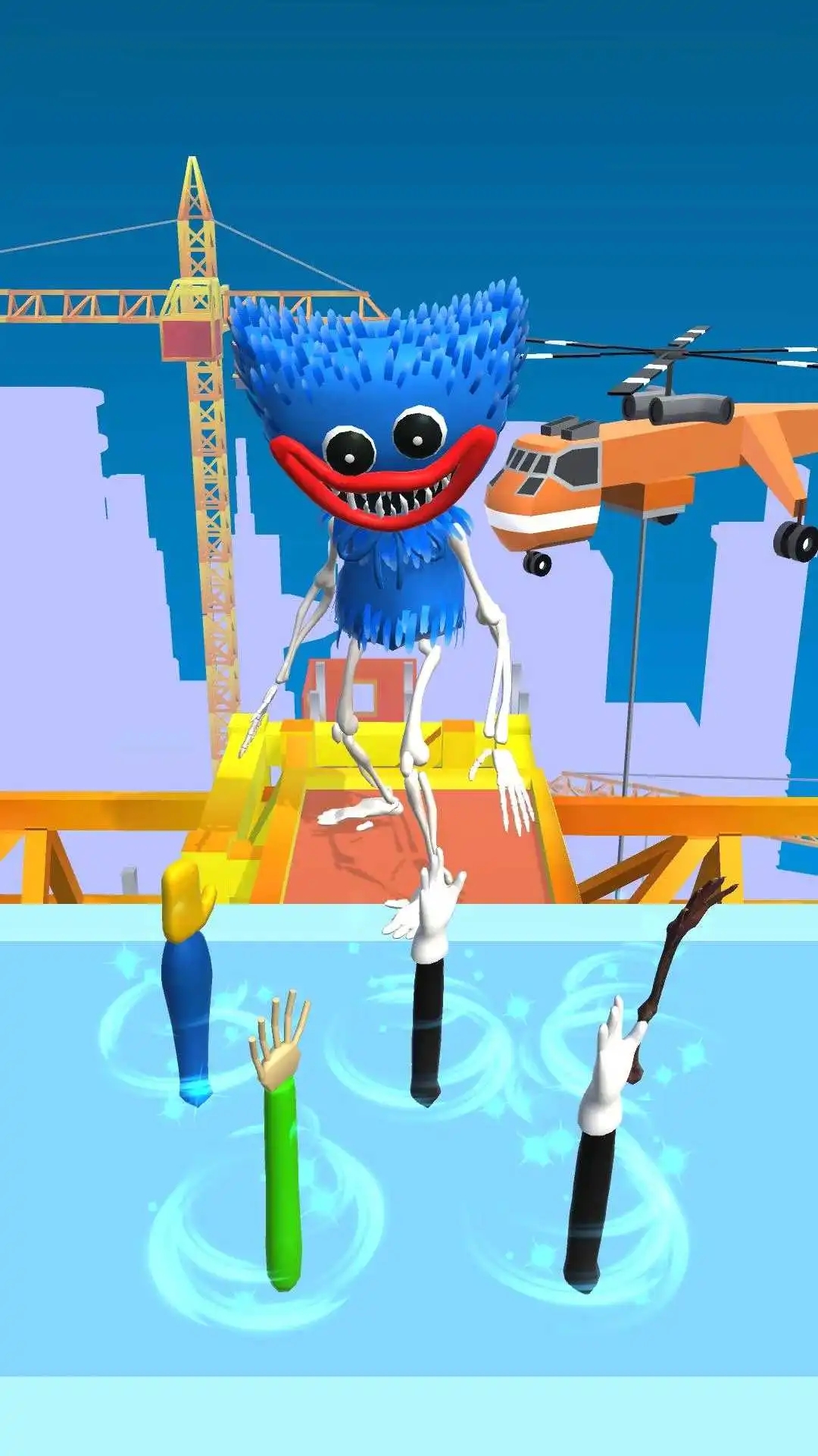 蓝色怪物坠落(MonsterFall)