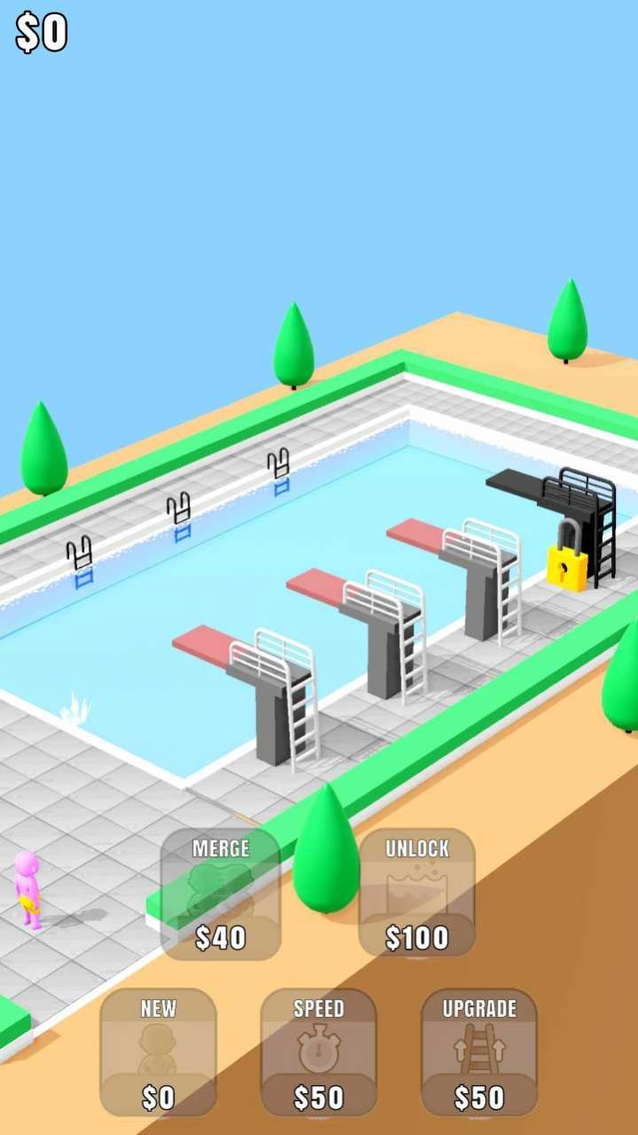 空闲泳池(Idle Pool)
