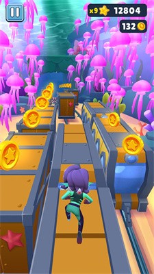 subway surfers水下城