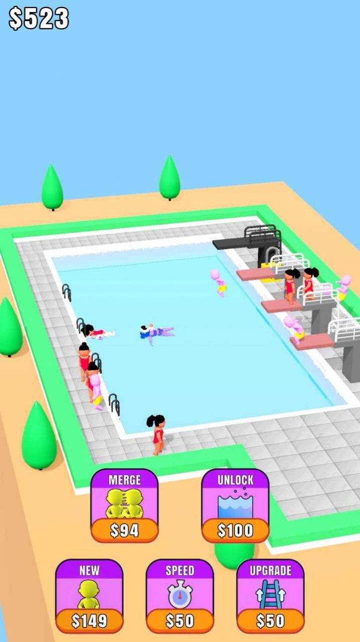 空闲泳池(Idle Pool)